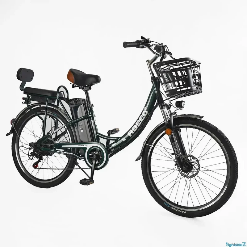 Електровелосипед Corso ROCCO 26" дюймів 500W 48V/20Ah Li, анфас