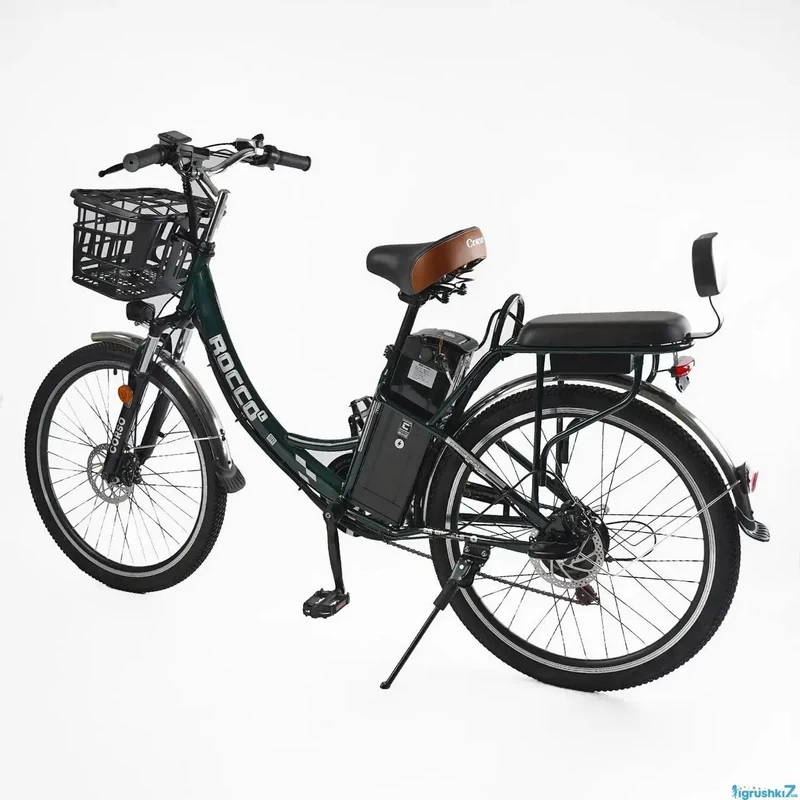Електровелосипед Corso ROCCO 26" дюймів 500W 48V/20Ah Li, анфас ззаду